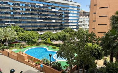 Piscina de Apartament en venda en Villajoyosa / La Vila Joiosa amb Aire condicionat, Jardí privat i Terrassa