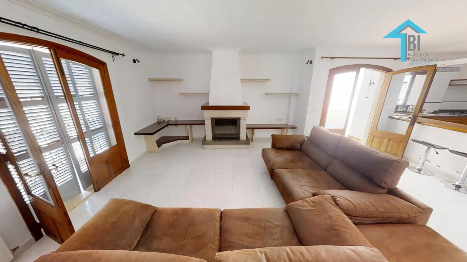 Sala d'estar de Casa o xalet de lloguer en Campos amb Aire condicionat, Calefacció i Jardí privat