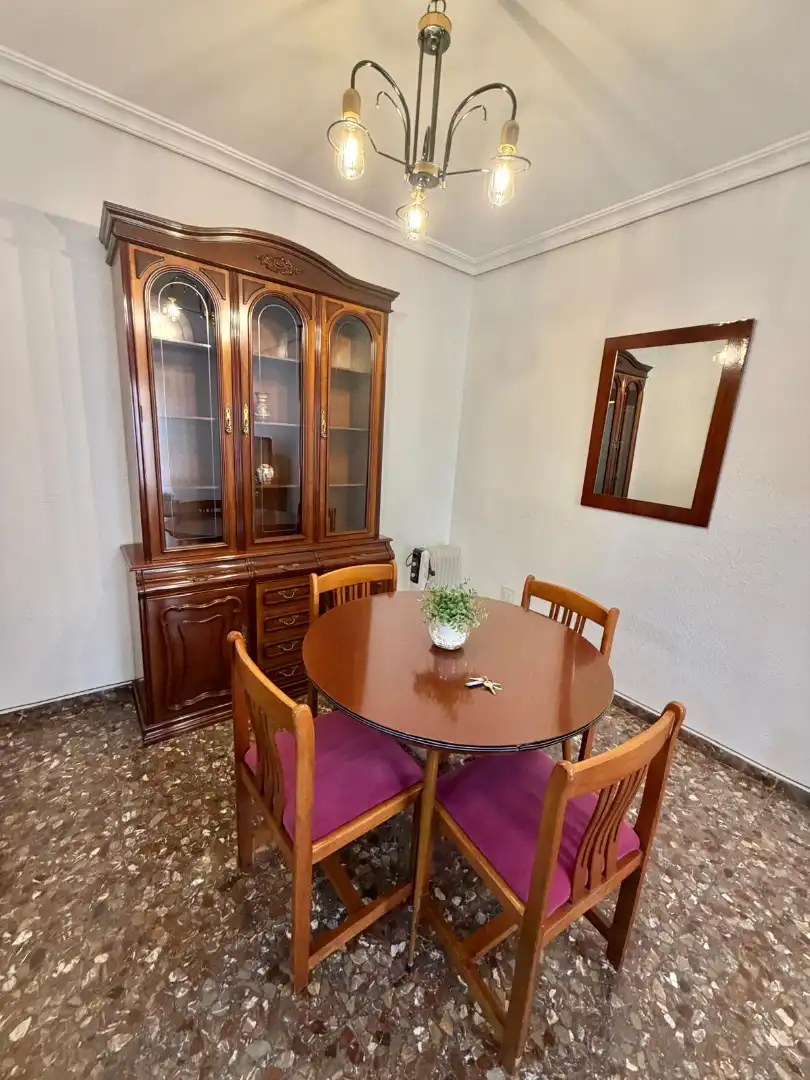 Dining room of Flat for rent in Jaén  with Air Conditioner, Terrace and Furnished