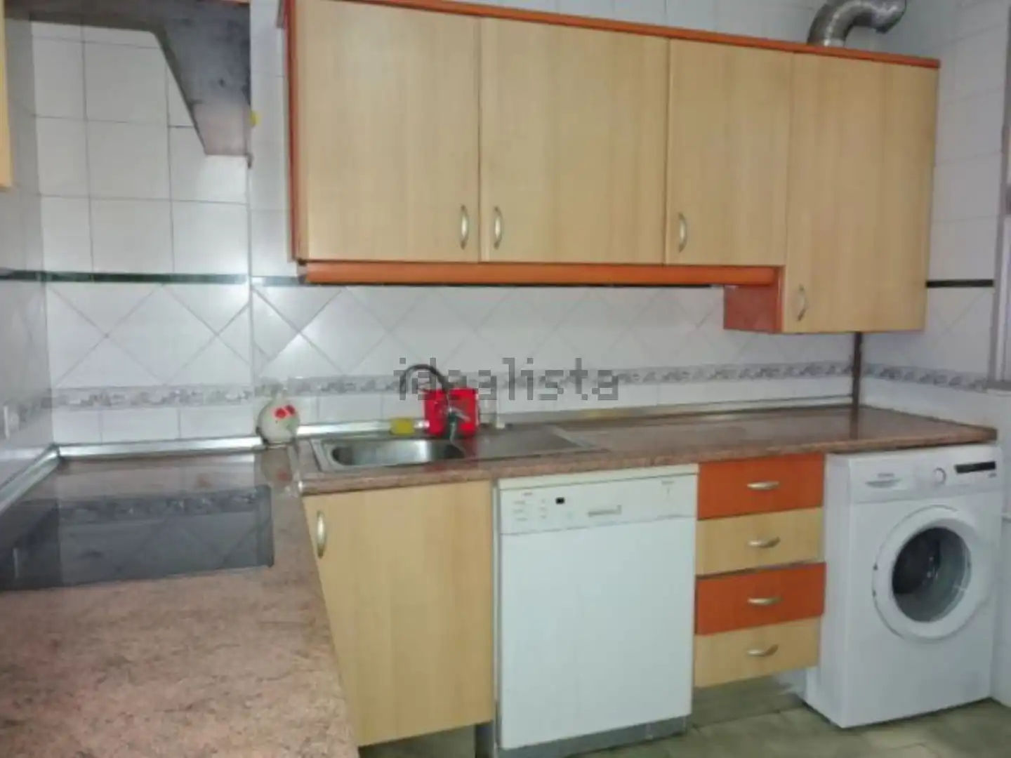 Kitchen of Flat for rent in Sevilla  with Air Conditioner, Terrace and Furnished