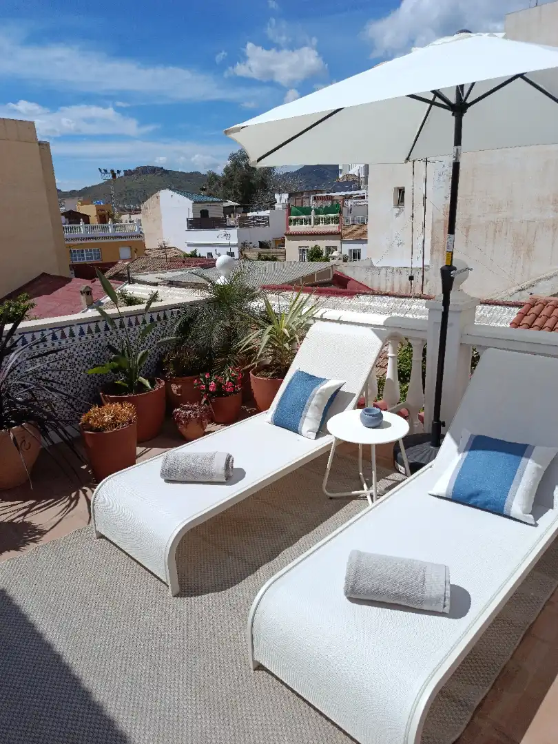 Terraza de Casa adosada para compartir en Málaga con Aire acondicionado, Calefacción y Terraza