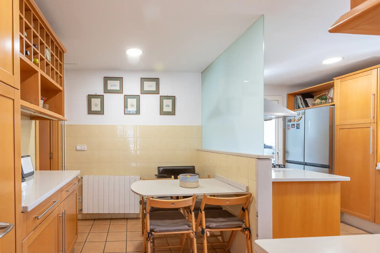 Küche von Wohnung zum Verkauf in Barcelona mit Klimaanlage, Heizung und Parkett