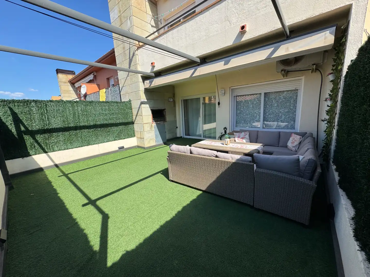 Terraza de Casa o chalet en venta en Palau-saverdera con Aire acondicionado, Calefacción y Jardín privado