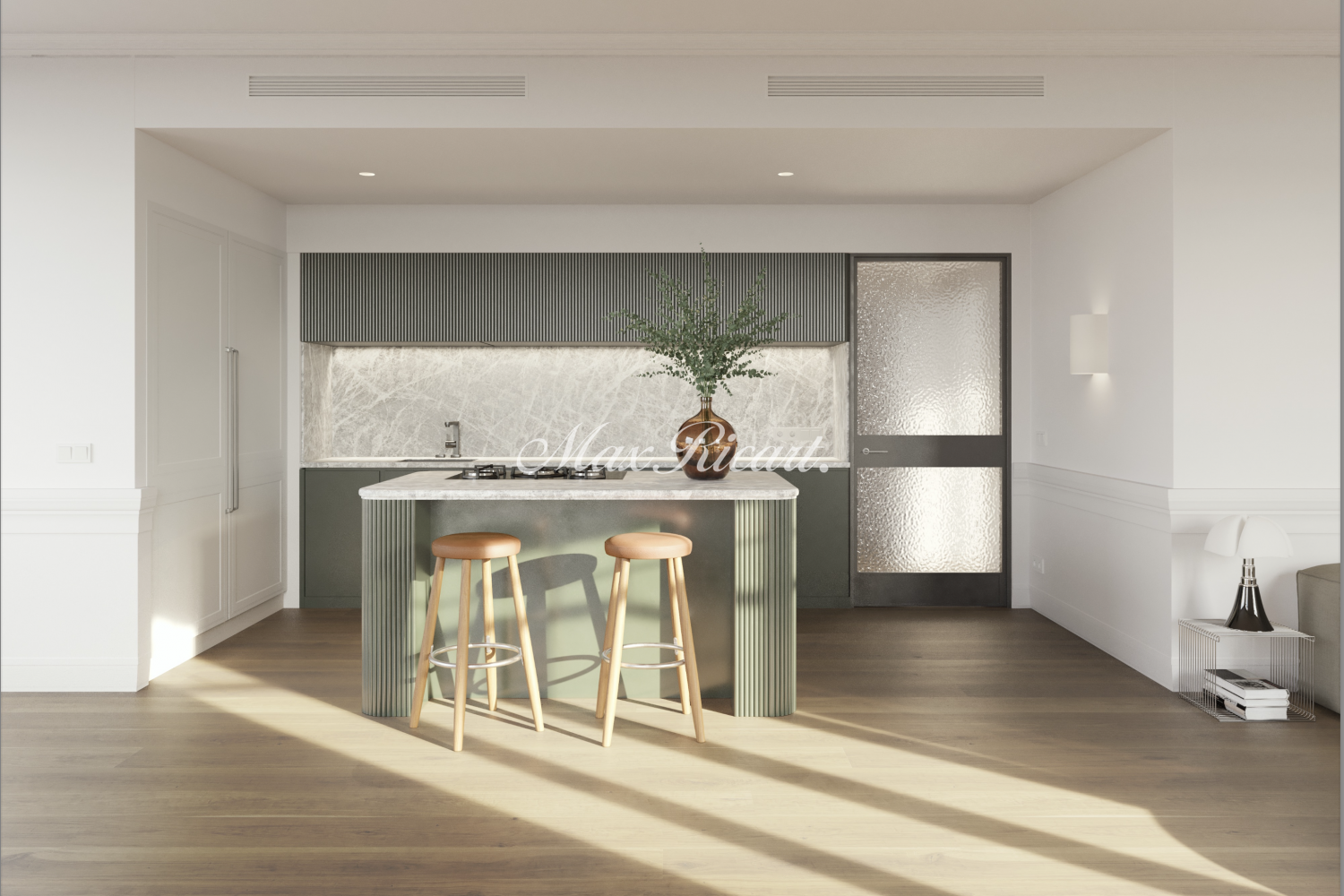 Kitchen of Attic for sale in  Barcelona Capital  with Heating and Balcony