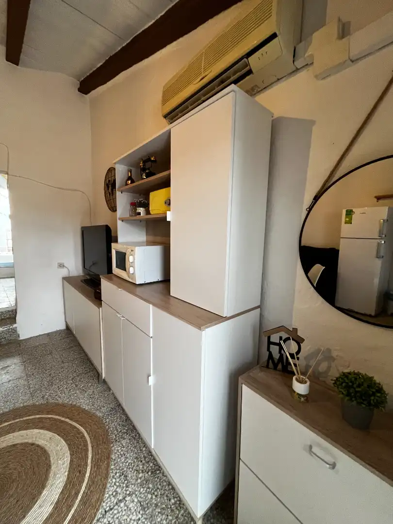 Cuina de Casa o xalet en venda en Sanlúcar de Guadiana amb Aire condicionat, Moblat i Forn