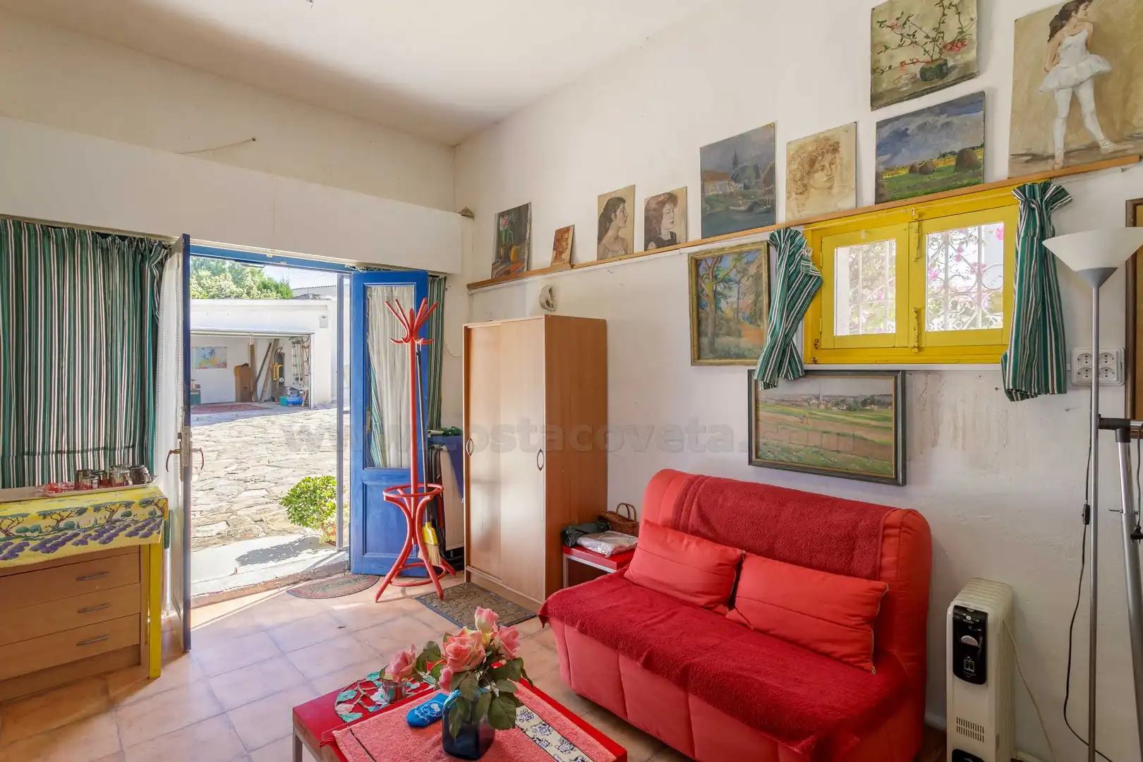 Wohnzimmer von Haus oder Chalet zum Verkauf in El Campello mit Klimaanlage, Privatgarten und Terrasse