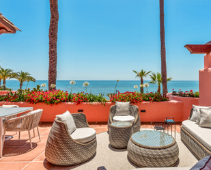 Terrace of Flat for sale in Estepona  with Air Conditioner, Heating and Terrace