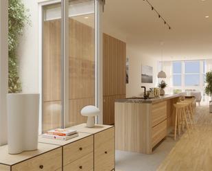 Kitchen of Apartment for sale in A Coruña Capital   with Heating, Parquet flooring and Storage room