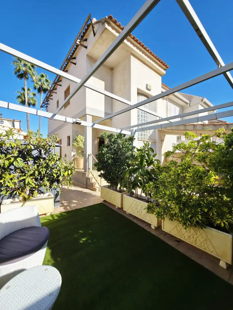 Terrassa de Casa o xalet en venda en Picanya amb Aire condicionat, Jardí privat i Terrassa