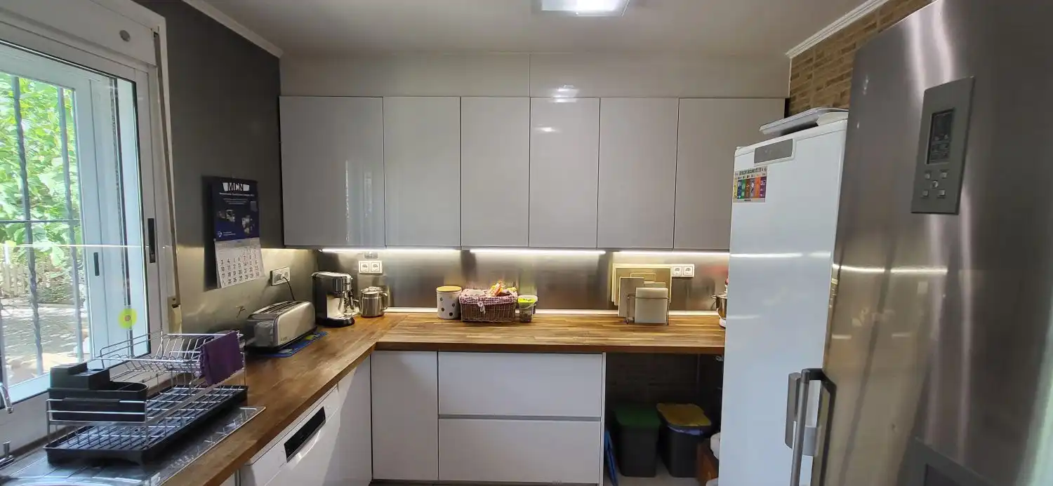 Cocina de Casa o chalet en venta en Roquetes con Aire acondicionado, Calefacción y Jardín privado