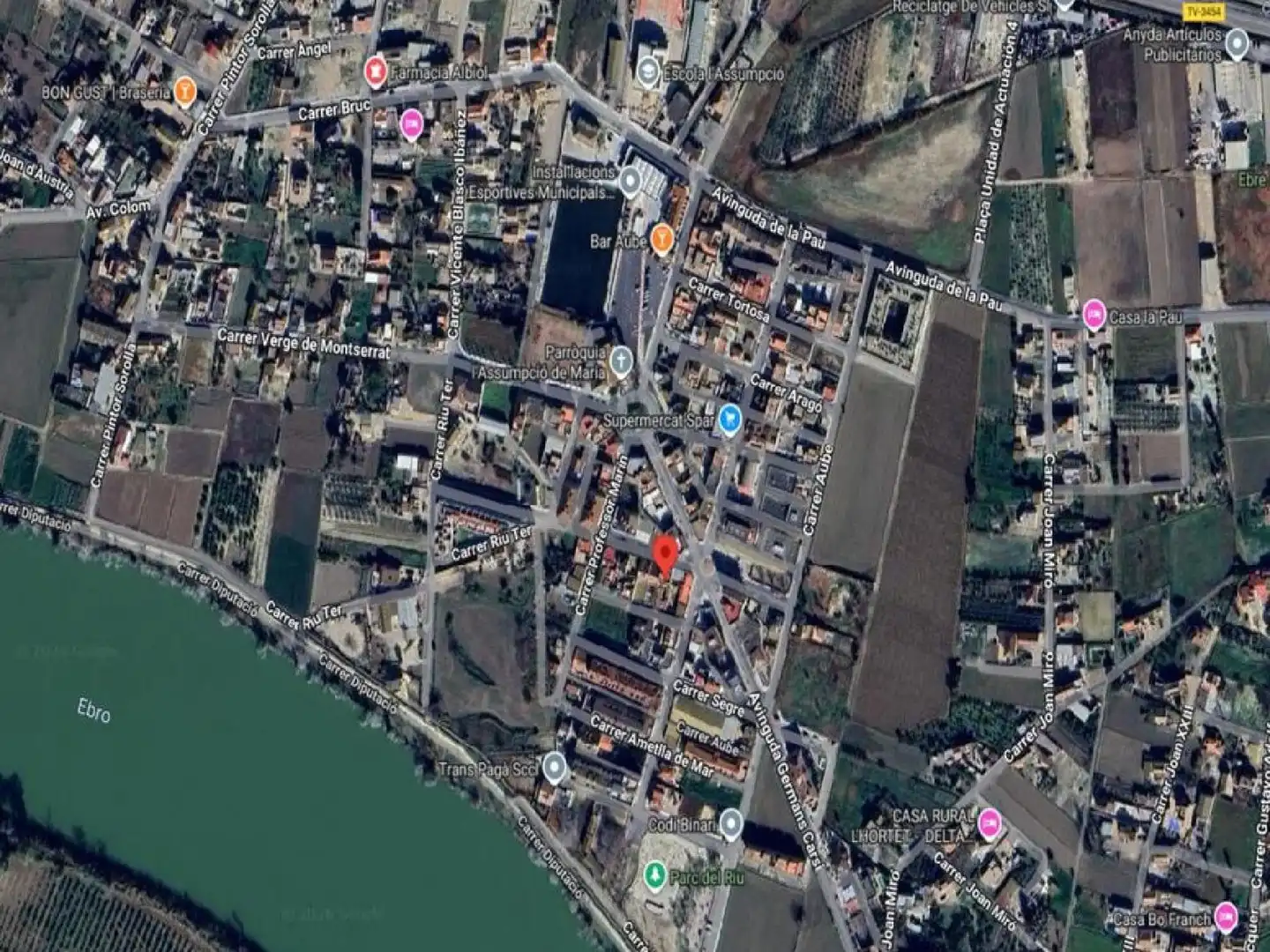Vista exterior de Piso en venta en Deltebre