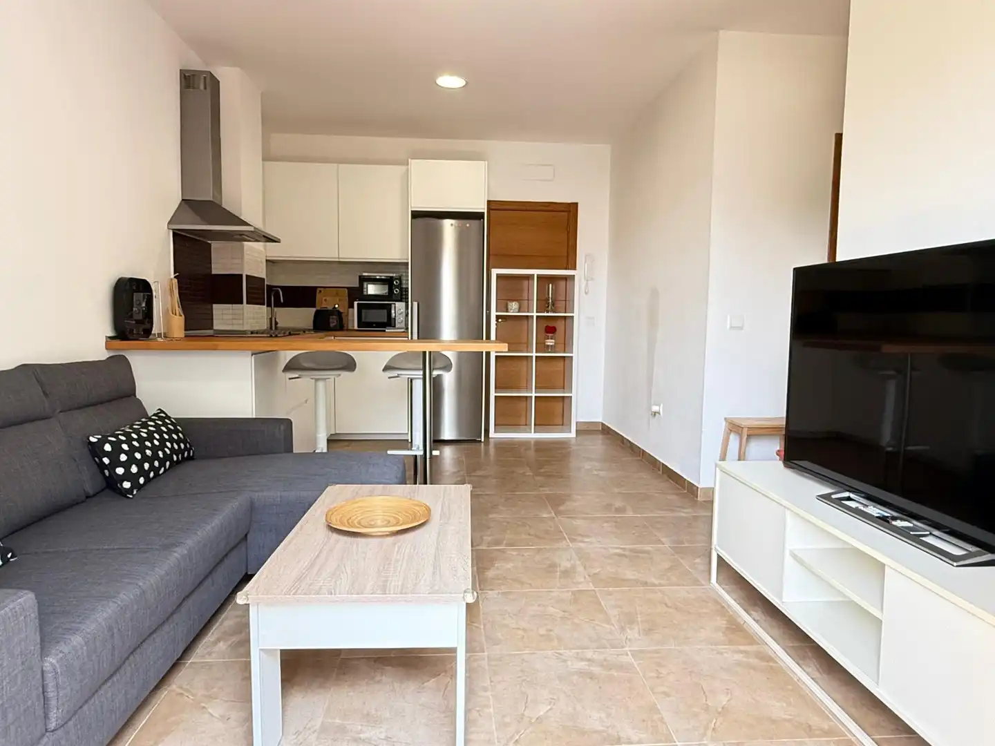 Sala d'estar de Apartament de lloguer en Mairena del Aljarafe amb Calefacció, Moblat i Rentadora