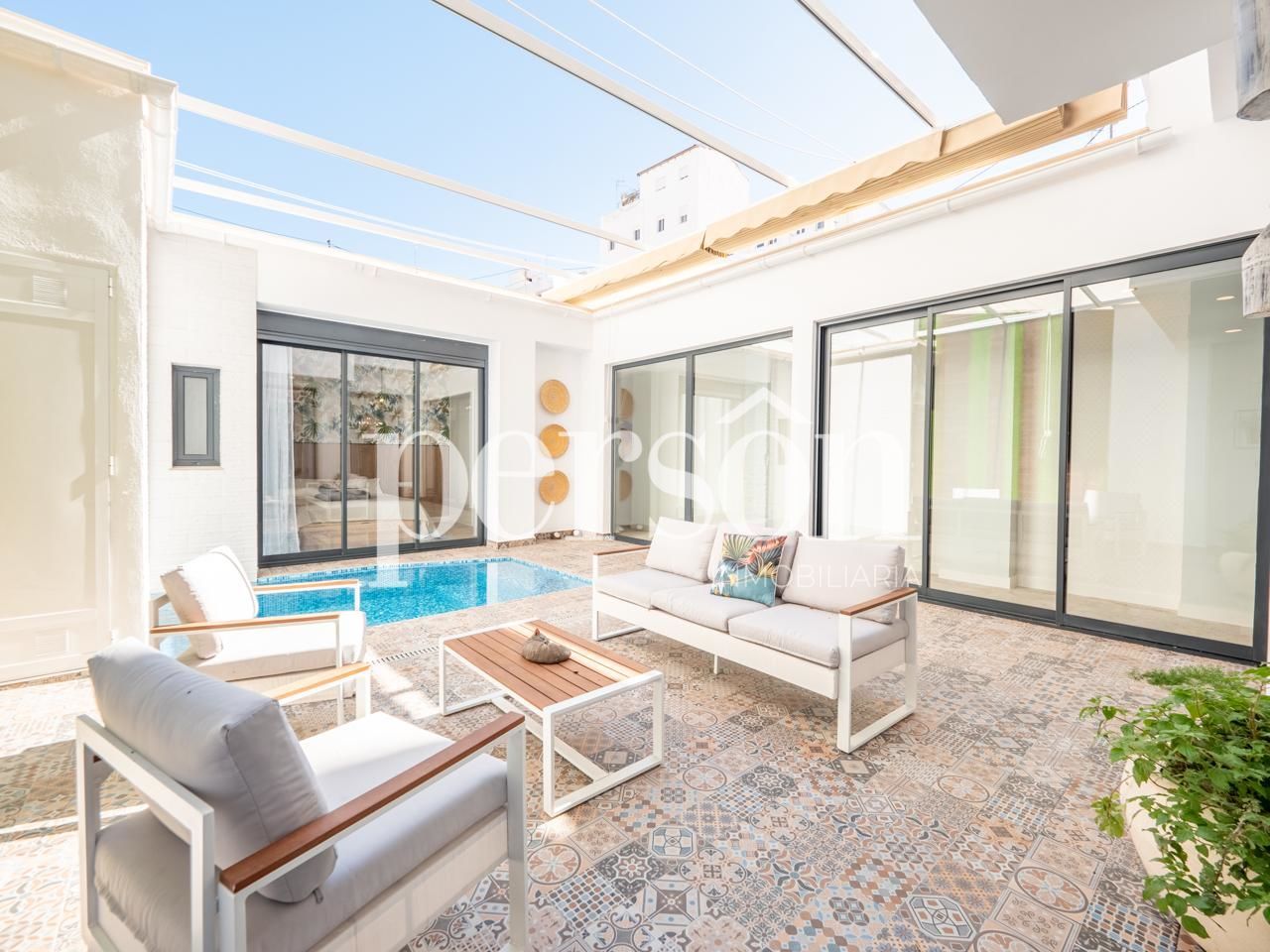 Terrassa de Planta baixa en venda en  Valencia Capital amb Aire condicionat, Terrassa i Piscina