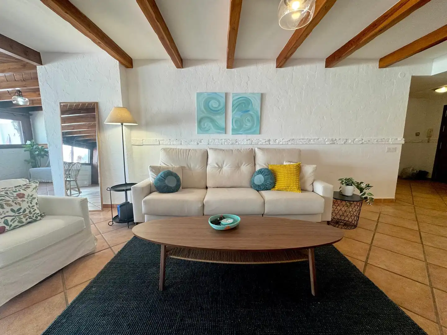 Living room of Apartments for rent in Marbella  with Air Conditioner, Terrace and Furnished