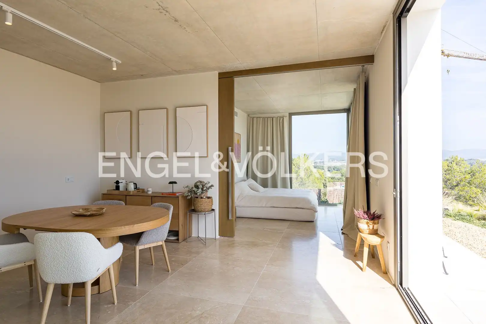 Sala de estar de Casa o chalet de alquiler en Sitges con Aire acondicionado, Calefacción y Jardín privado