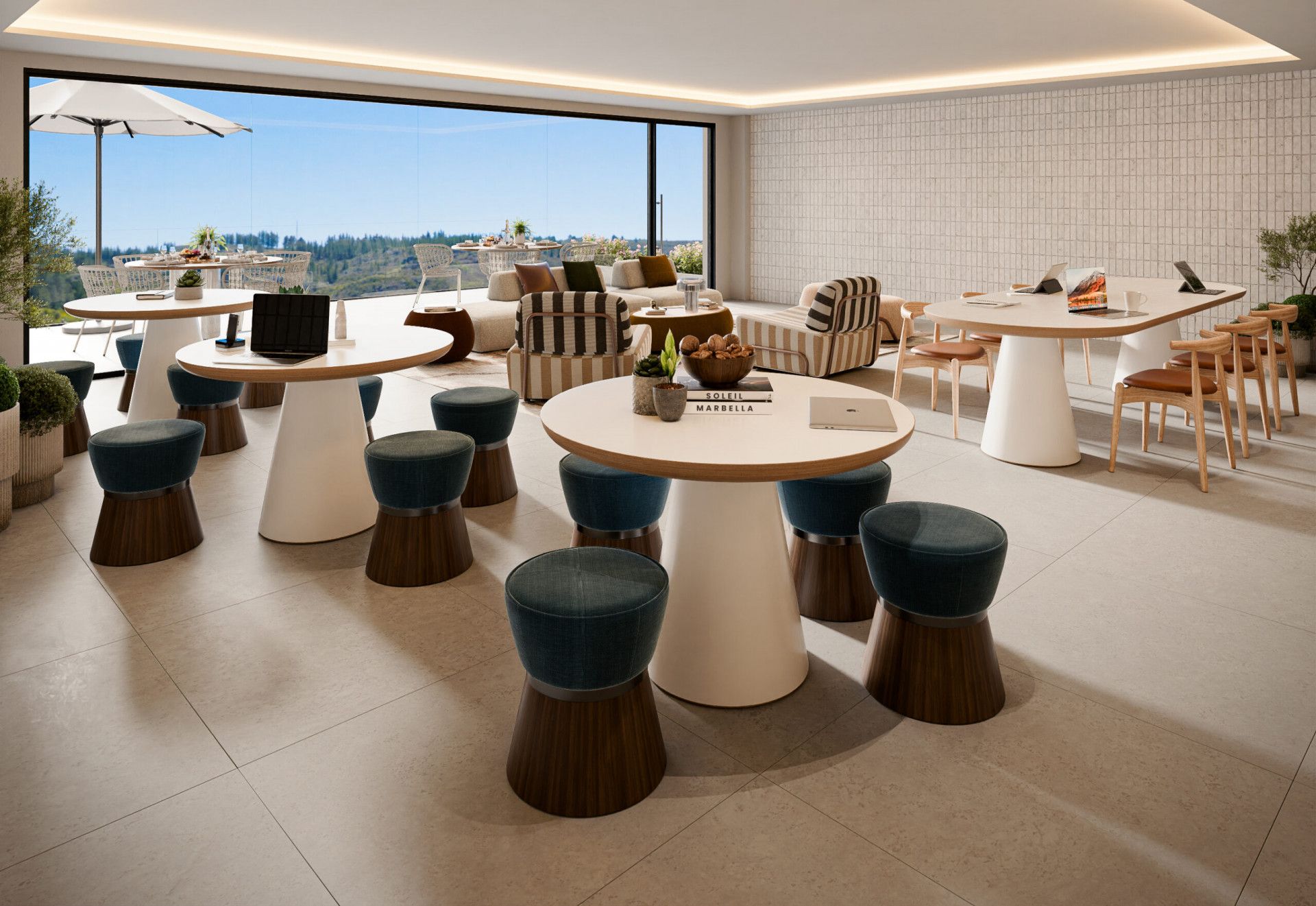 Dining room of Attic for sale in Marbella  with Air Conditioner, Heating and Terrace