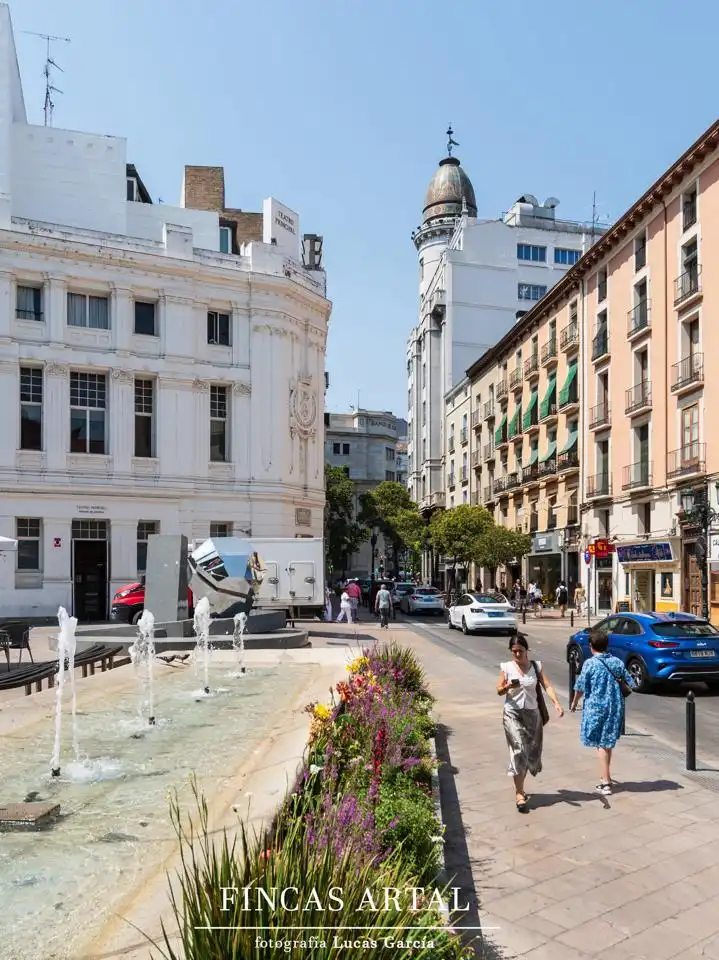 Vista exterior de Piso en venta en Zaragoza con Aire acondicionado, Calefacción y Terraza