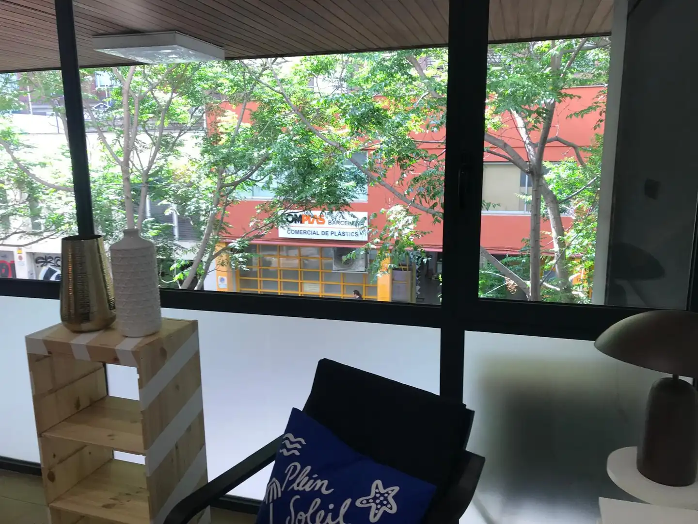 Terrasse von Wohnung zum Verkauf in Barcelona mit Klimaanlage, Möbliert und Ofen