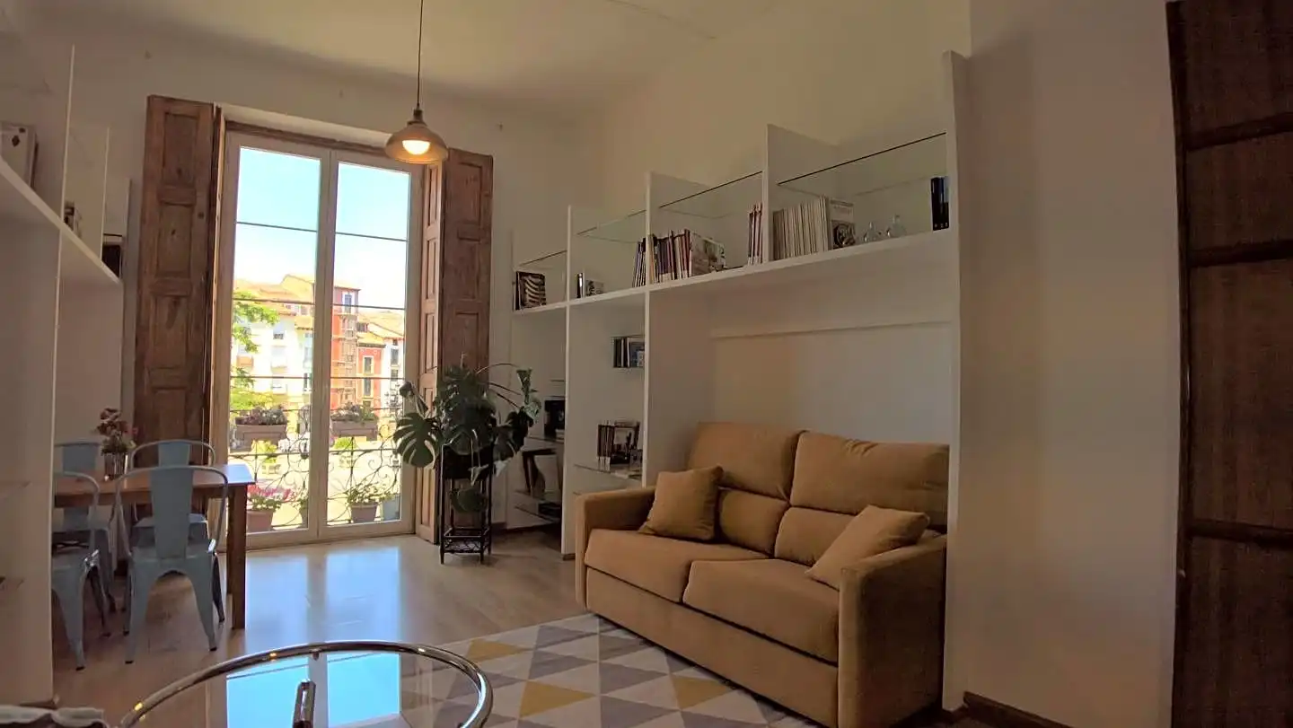 Living room of Study for rent in  Logroño  with Terrace and Furnished