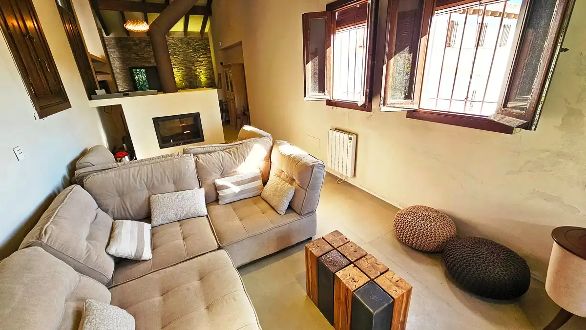 Living room of Houses for sale in Alájar  with Heating, Private garden and Terrace