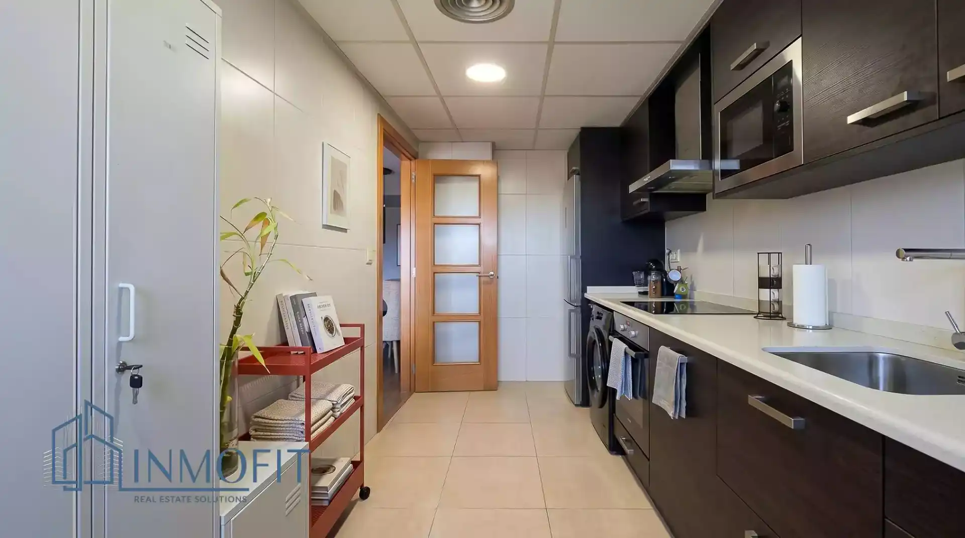 Cocina de Apartamento en venta en Blanes con Aire acondicionado, Calefacción y Parquet