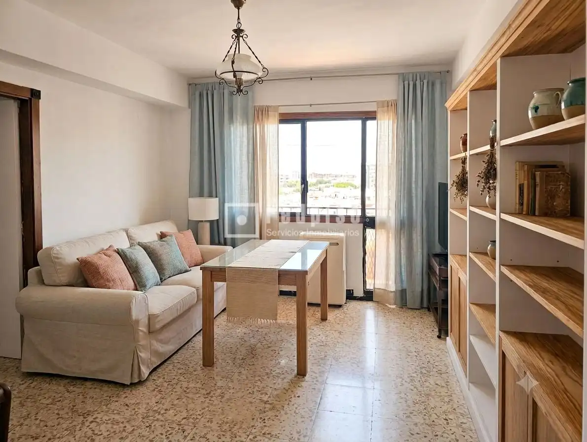 Sala de estar de Piso en venta en Sevilla con Aire acondicionado y Terraza