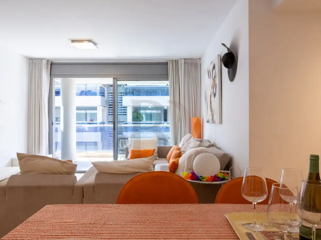 Sala de estar de Apartamento de alquiler en Eivissa con Aire acondicionado, Terraza y Piscina comunitaria