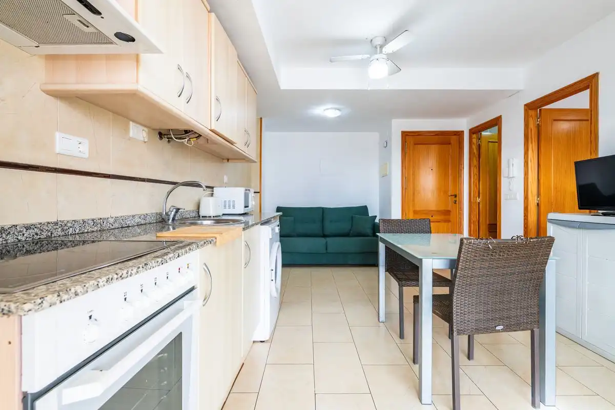 Kitchen of Flat for sale in Moncofa  with Heating, Terrace and Furnished
