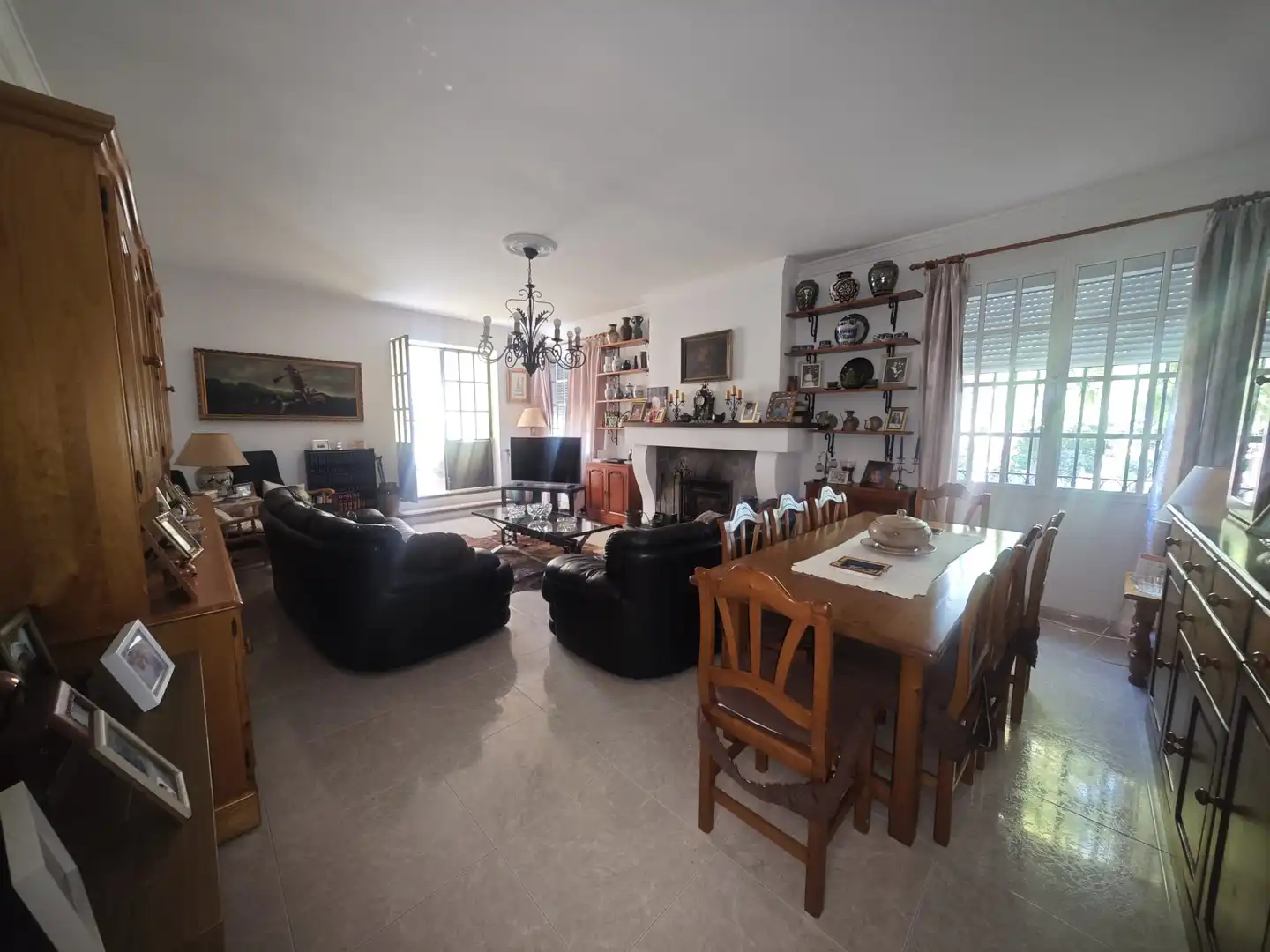 Sala de estar de Casa o chalet en venta en Alhaurín El Grande con Jardín privado, Terraza y Piscina