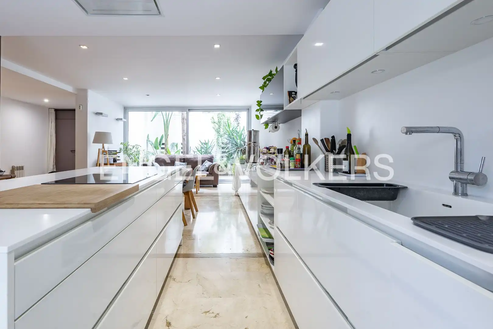 Kitchen of Houses for sale in Barcelona  with Air Conditioner, Heating and Private garden