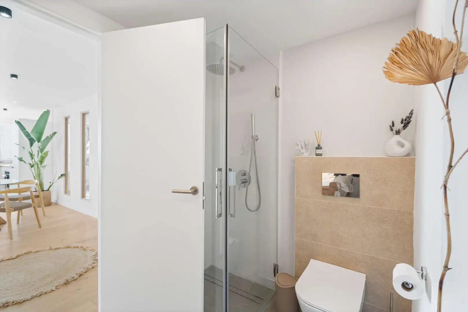 Bathroom of Flat for sale in  Palma de Mallorca  with Air Conditioner, Terrace and Furnished