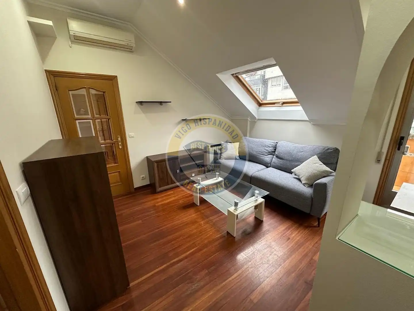 Sala de estar de Ático en venta en Vigo  con Aire acondicionado, Calefacción y Parquet