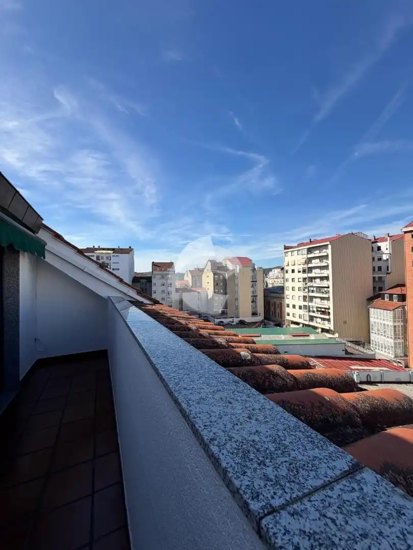 Terraza de Dúplex de alquiler en Ourense Capital  con Calefacción