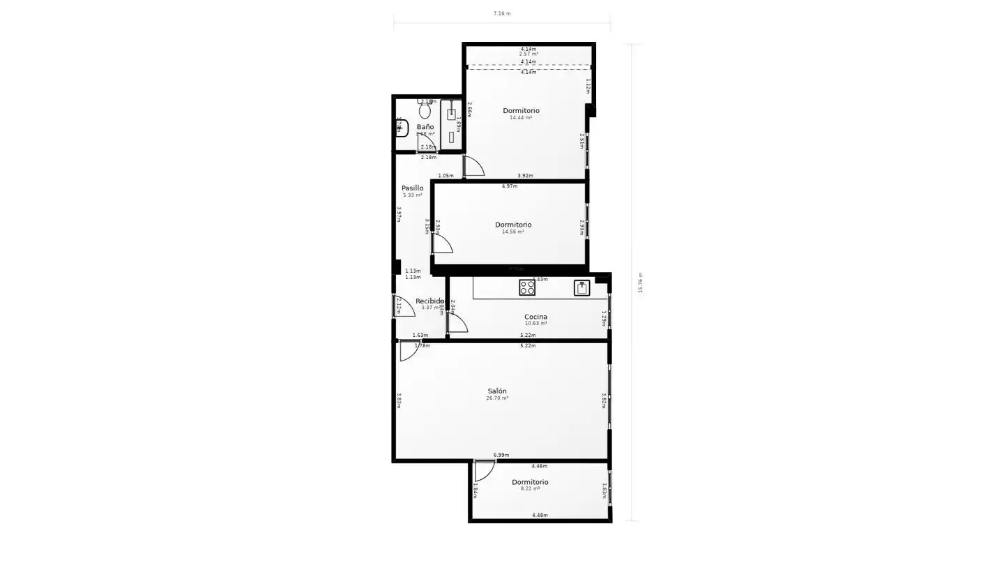 Flat for sale in Madrid  with Air Conditioner, Heating and Terrace