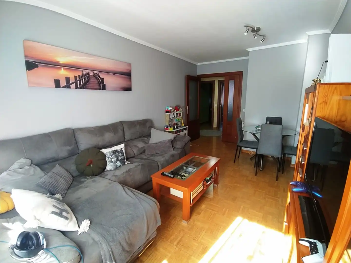 Sala de estar de Piso en venta en Avilés con Calefacción y Parquet