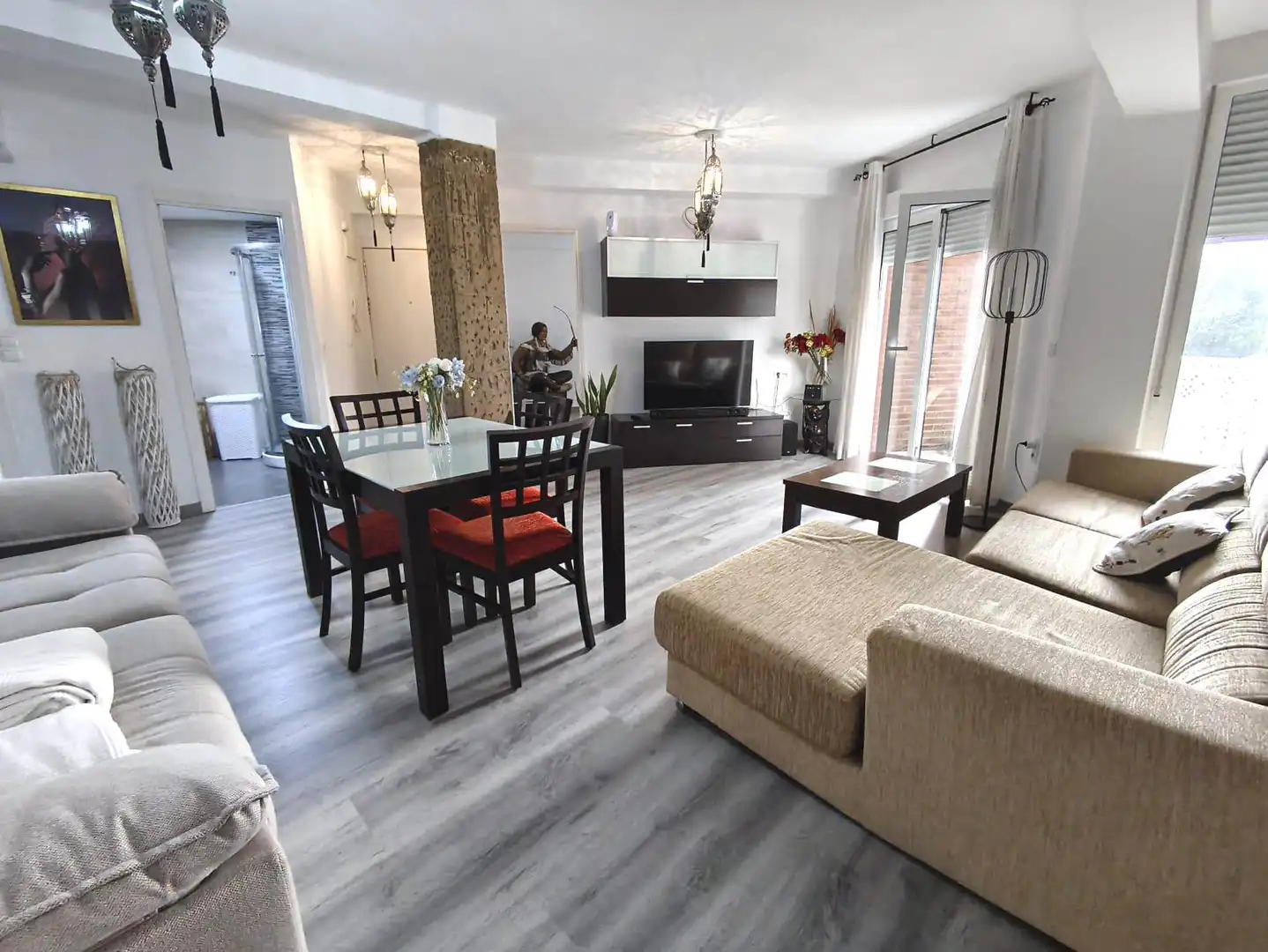 Appartamento con terrazza in affitto a Calle Carlos III 46, imagen 6