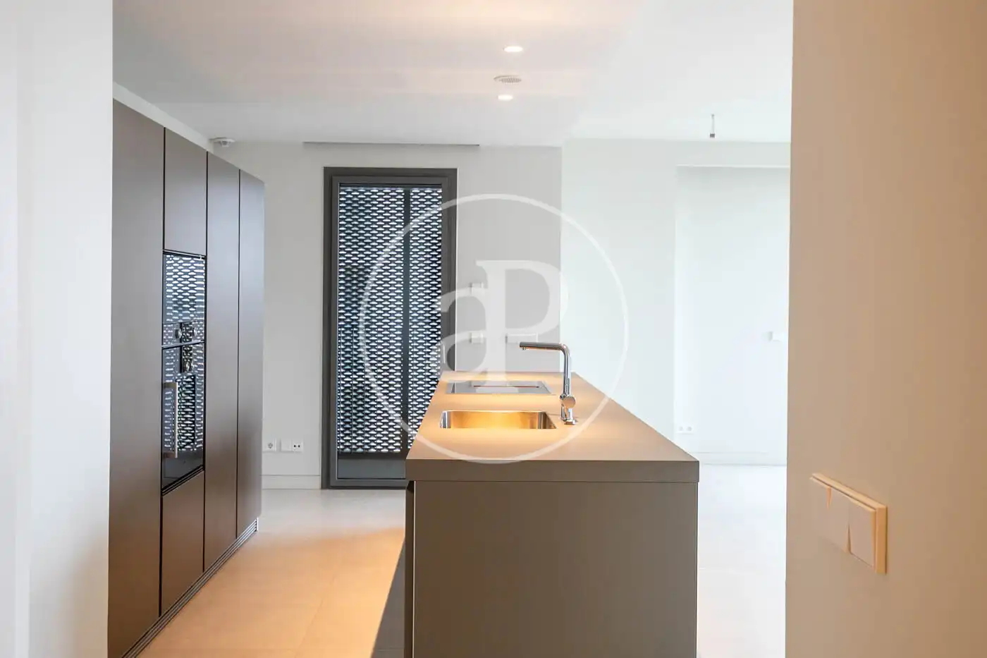 Cocina de Piso de alquiler en Barcelona con Aire acondicionado, Calefacción y Jardín privado