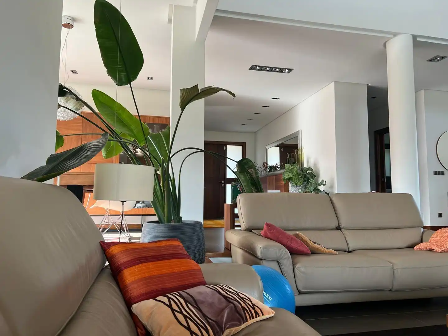 Sala de estar de Casa o chalet en venta en O Rosal   con Calefacción, Jardín privado y Terraza