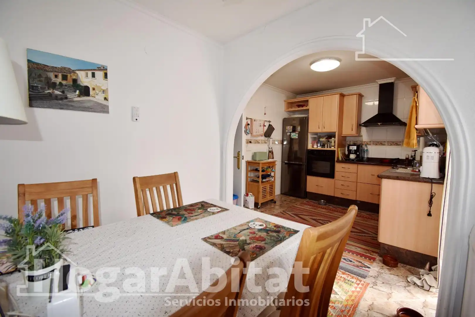Kitchen of Flat for sale in Miramar  with Air Conditioner and Balcony