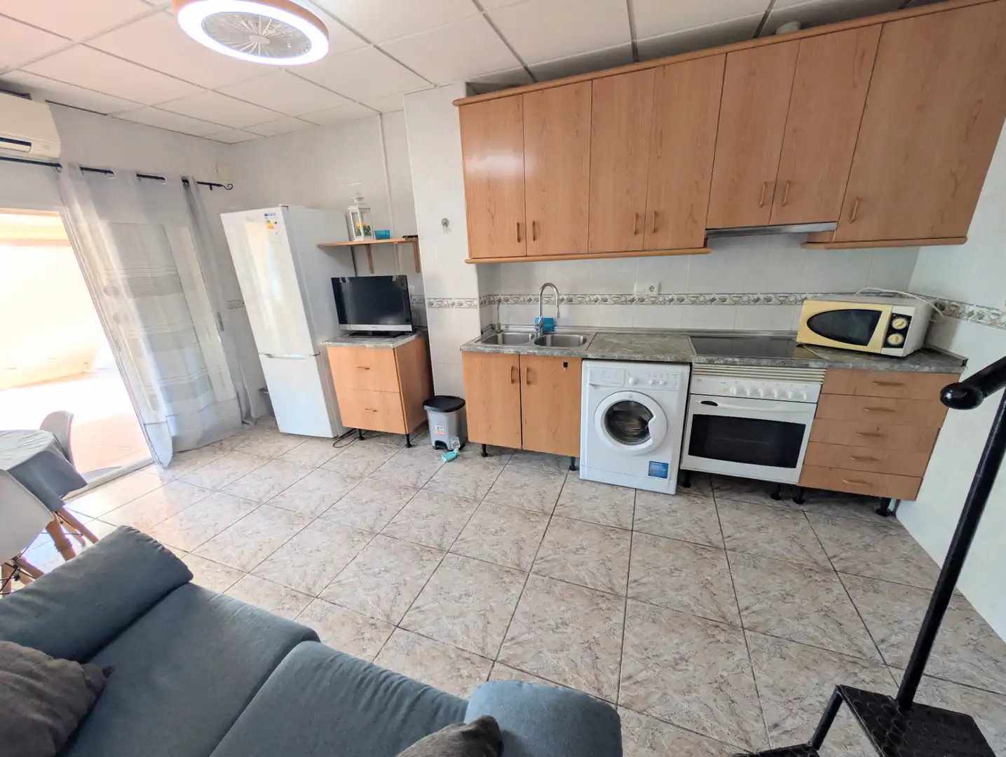 Cuina de Dúplex en venda en Cartagena amb Aire condicionat, Terrassa i Moblat