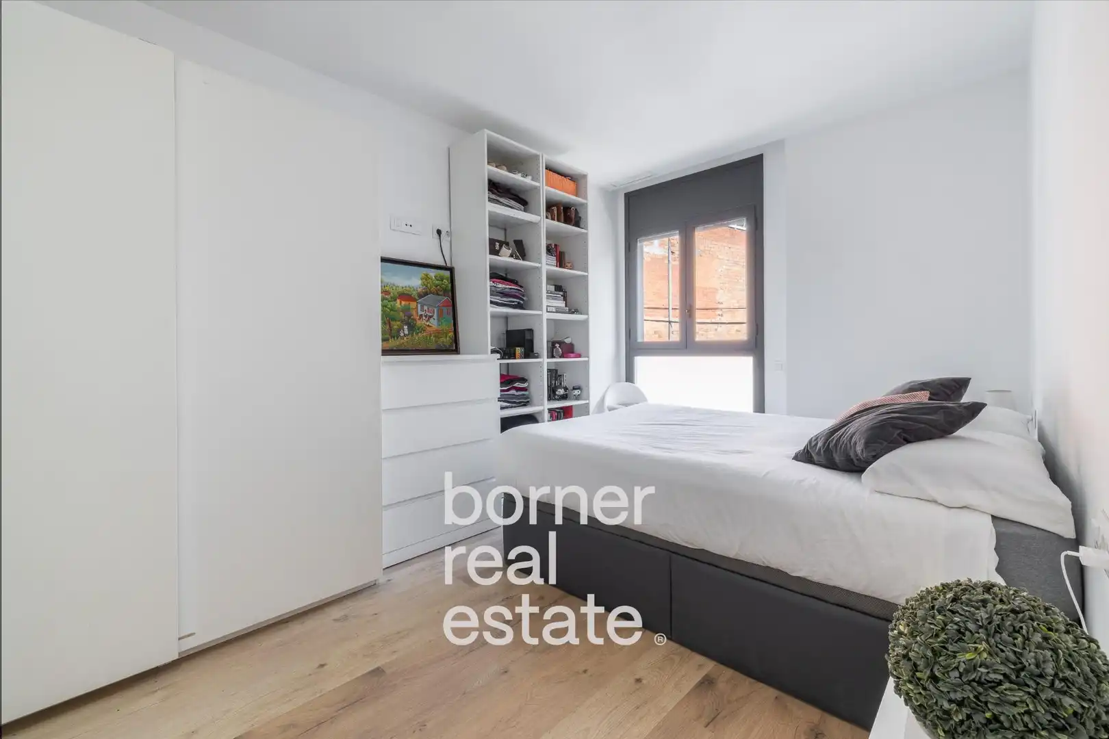 Bedroom of Flat for sale in Terrassa  with Air Conditioner, Heating and Parquet flooring