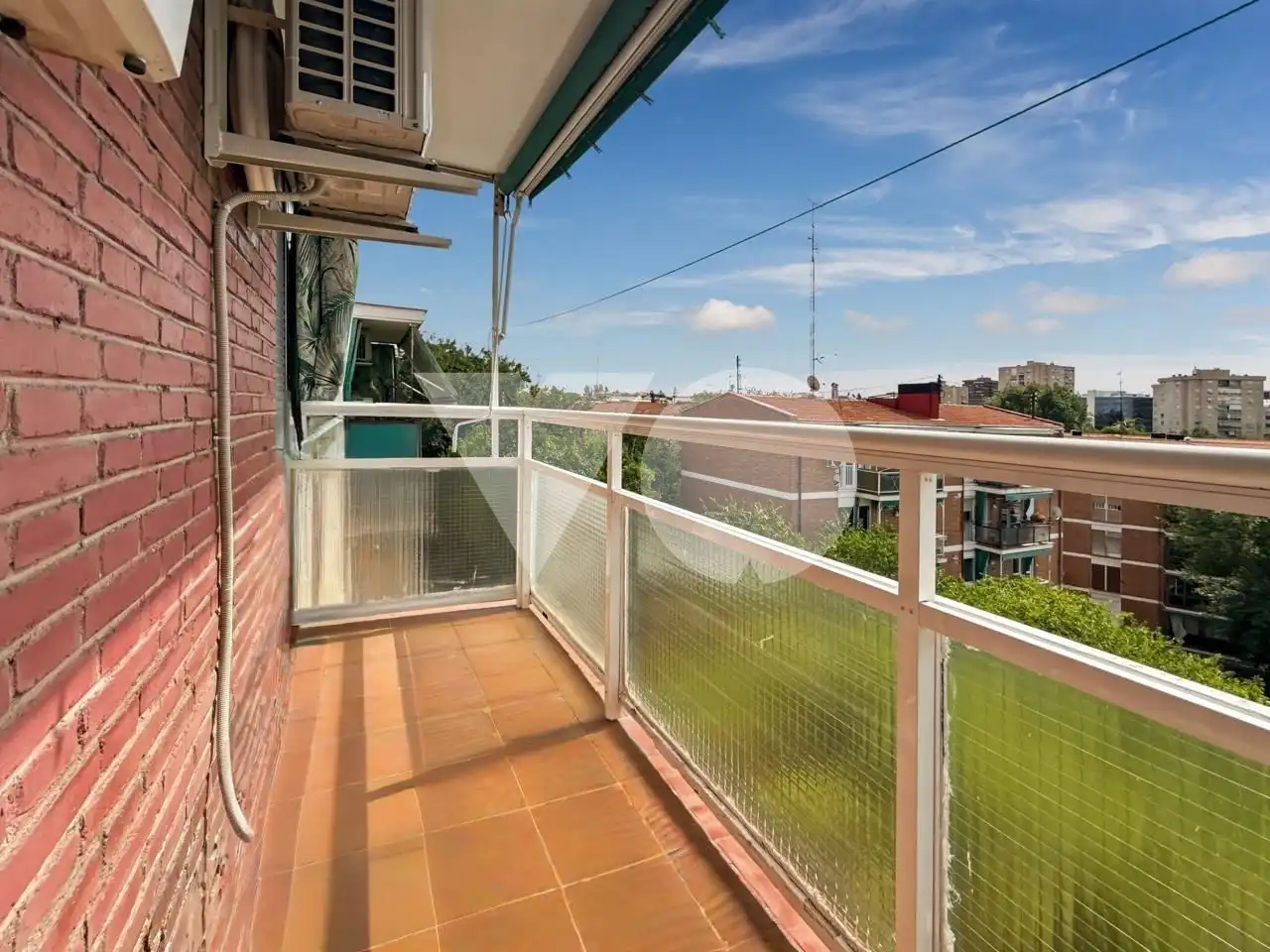 Balcony of Flat for sale in Madrid  with Air Conditioner, Heating and Terrace