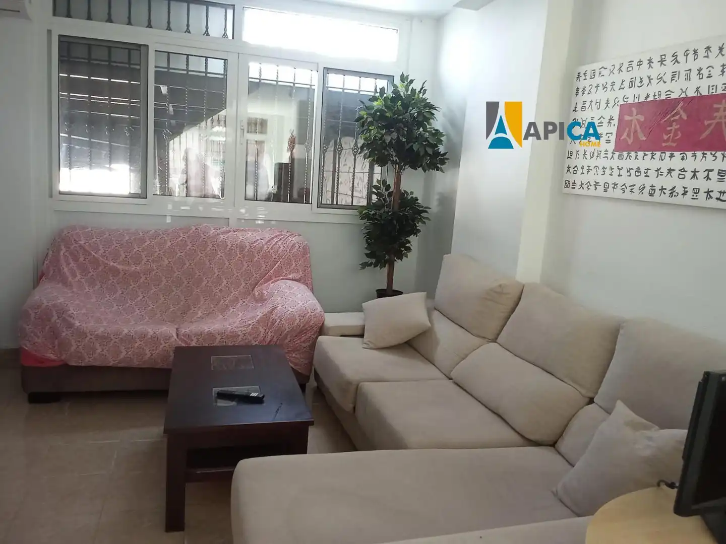 Sala de estar de Casa adosada en venta en San Roque con Aire acondicionado, Calefacción y Trastero