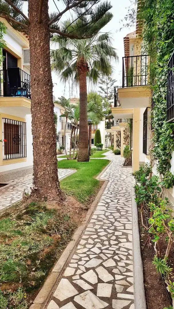 Vista exterior de Apartament en venda en Vera amb Aire condicionat, Jardí privat i Parquet