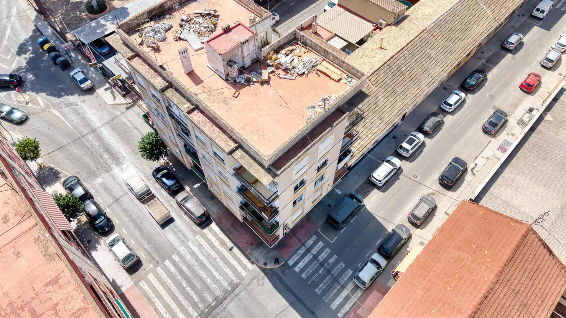 Vista exterior de Piso en venta en Almoradí con Aire acondicionado, Amueblado y Balcón