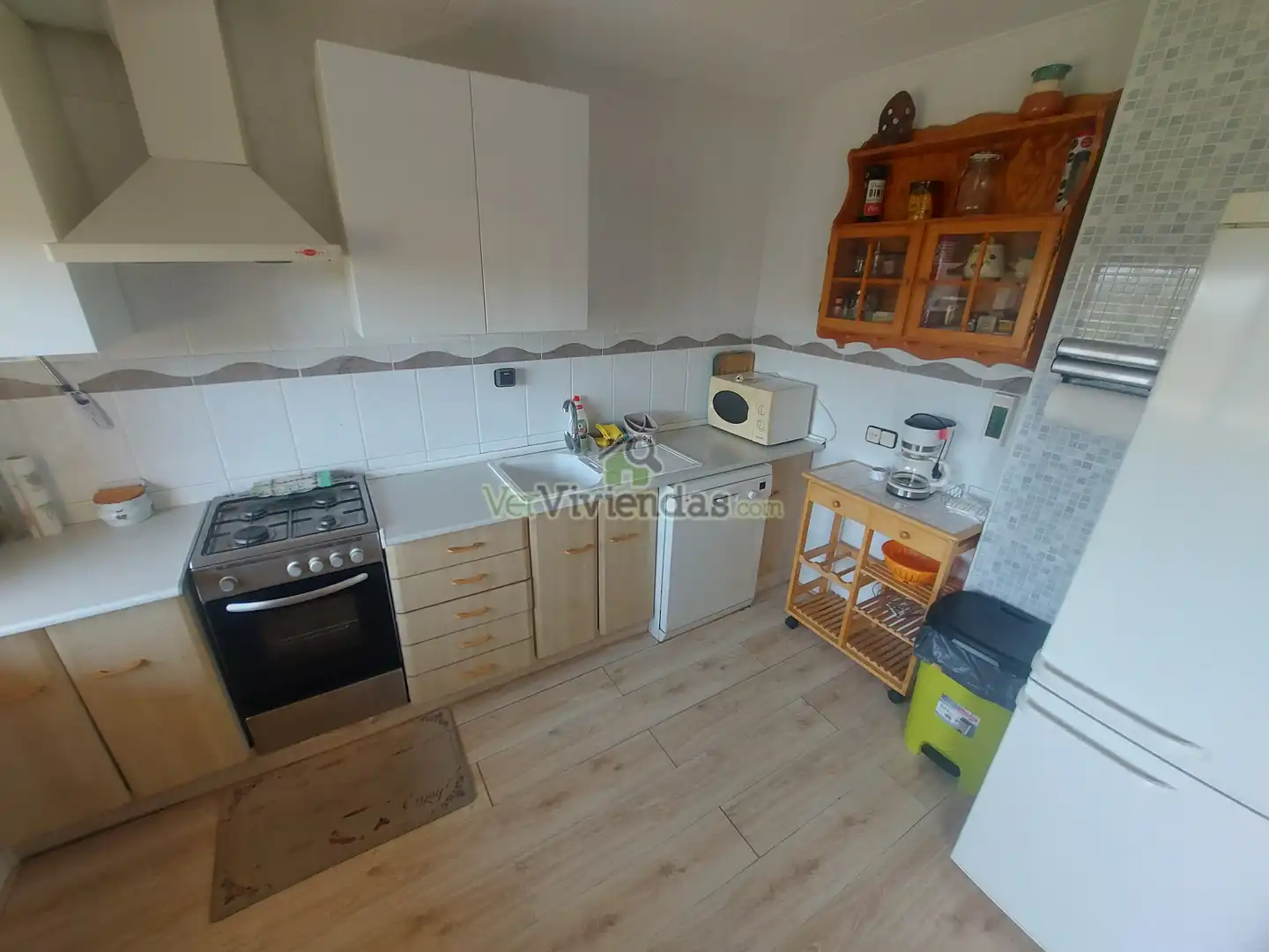 Cuina de Casa o xalet en venda en Olivella amb Calefacció, Jardí privat i Parquet