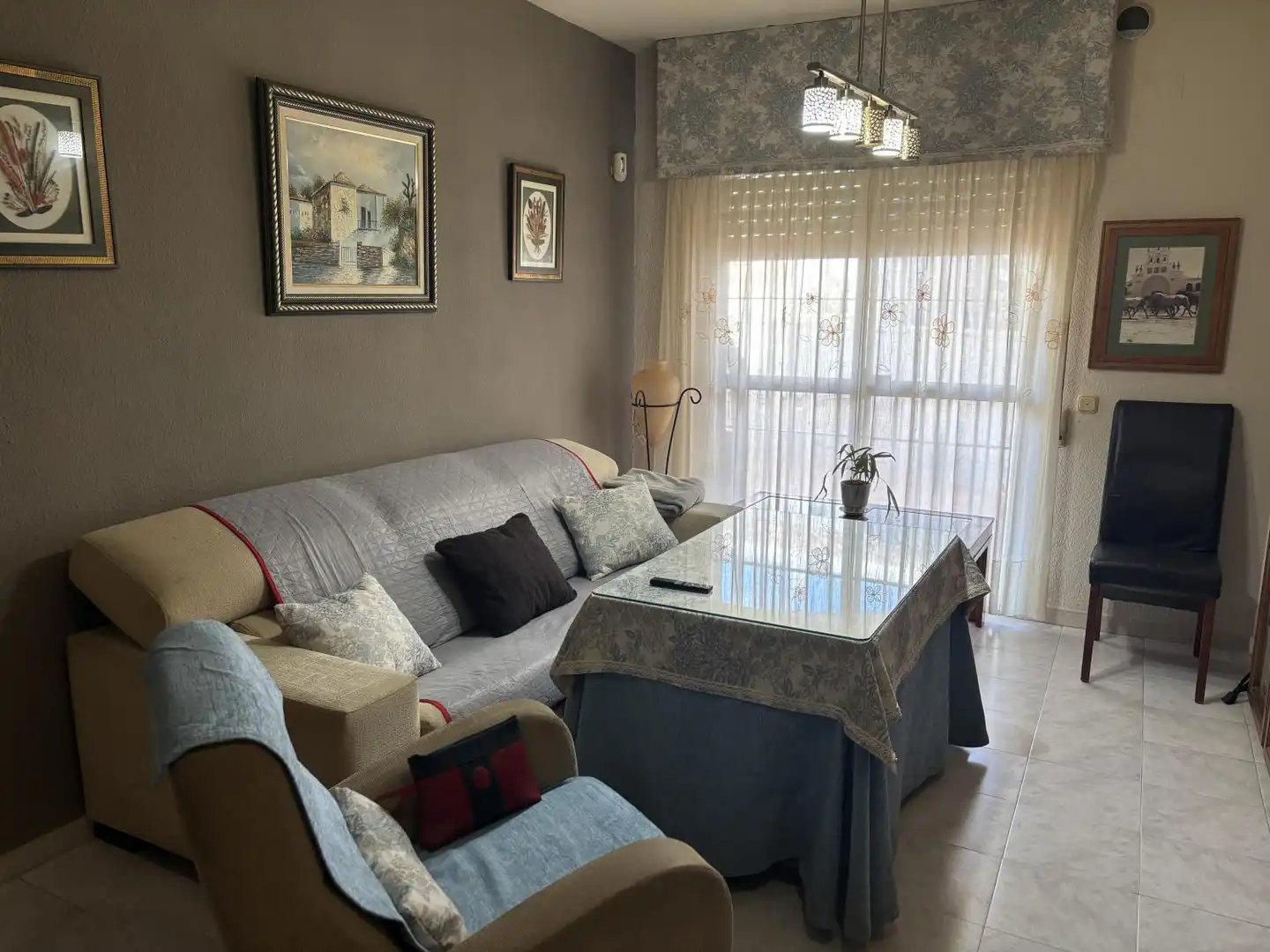 Sala de estar de Piso en venta en El Portil con Piscina