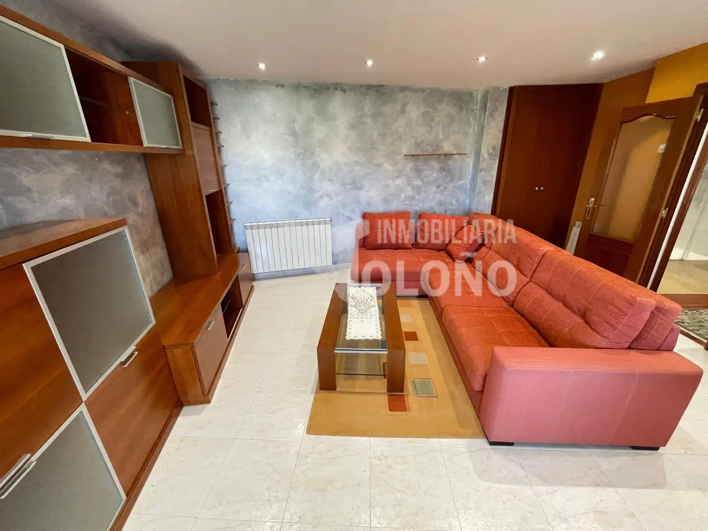 Sala de estar de Apartamento en venta en Casalarreina con Calefacción, Parquet y Amueblado