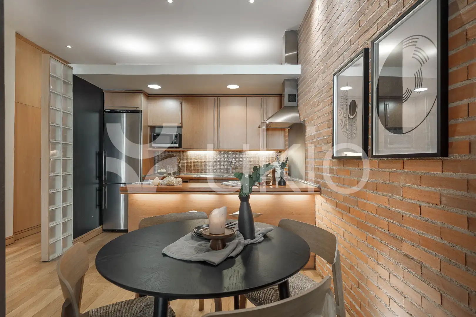Kitchen of Apartments for rent in Madrid  with Air Conditioner, Heating and Furnished