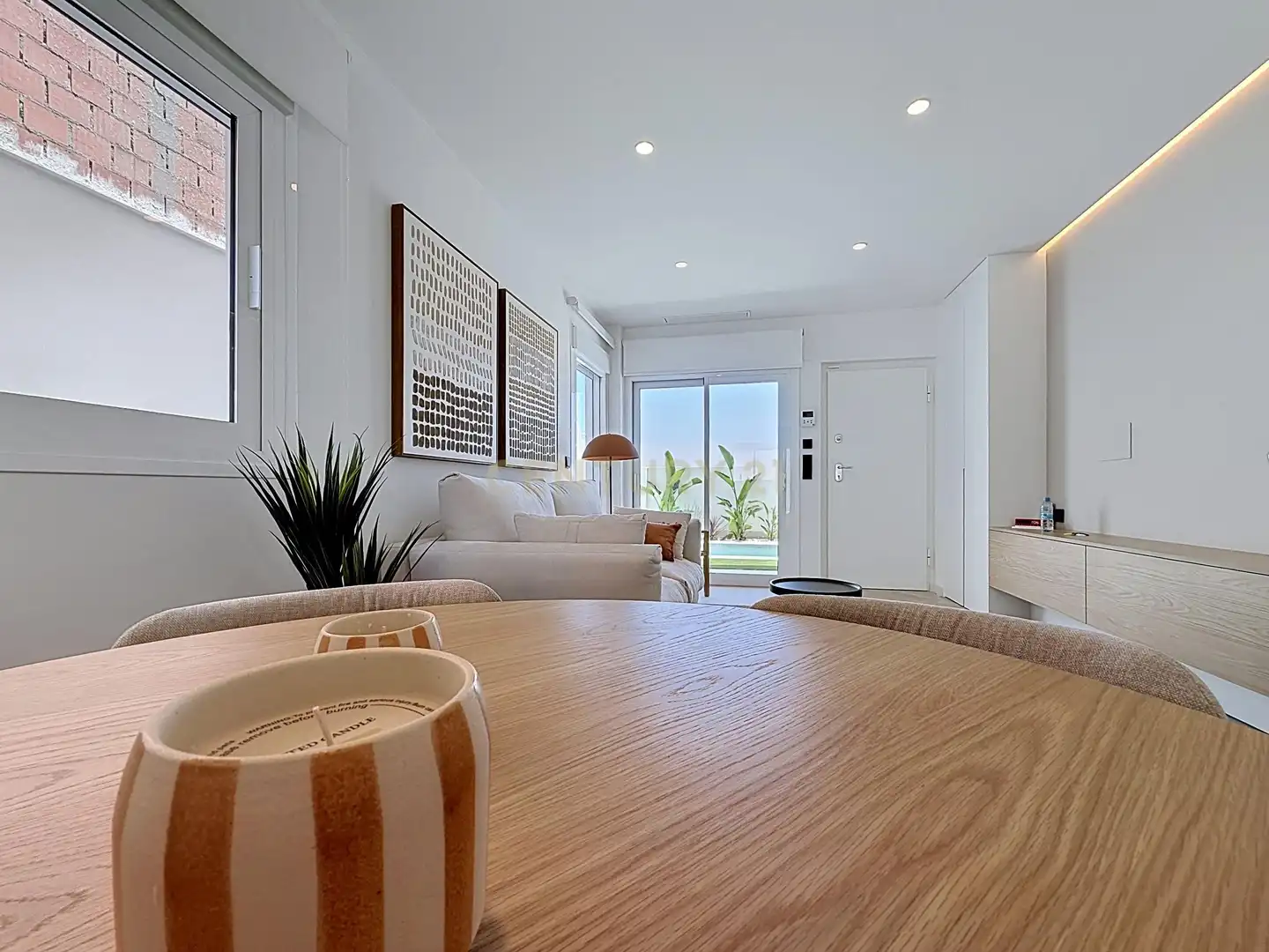 Sala de estar de Apartamento en venta en San Javier con Piscina
